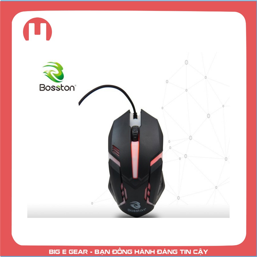 Chuột chơi game giá tốt cáp USB có LED Bosston M15 - Điện Tử Big E