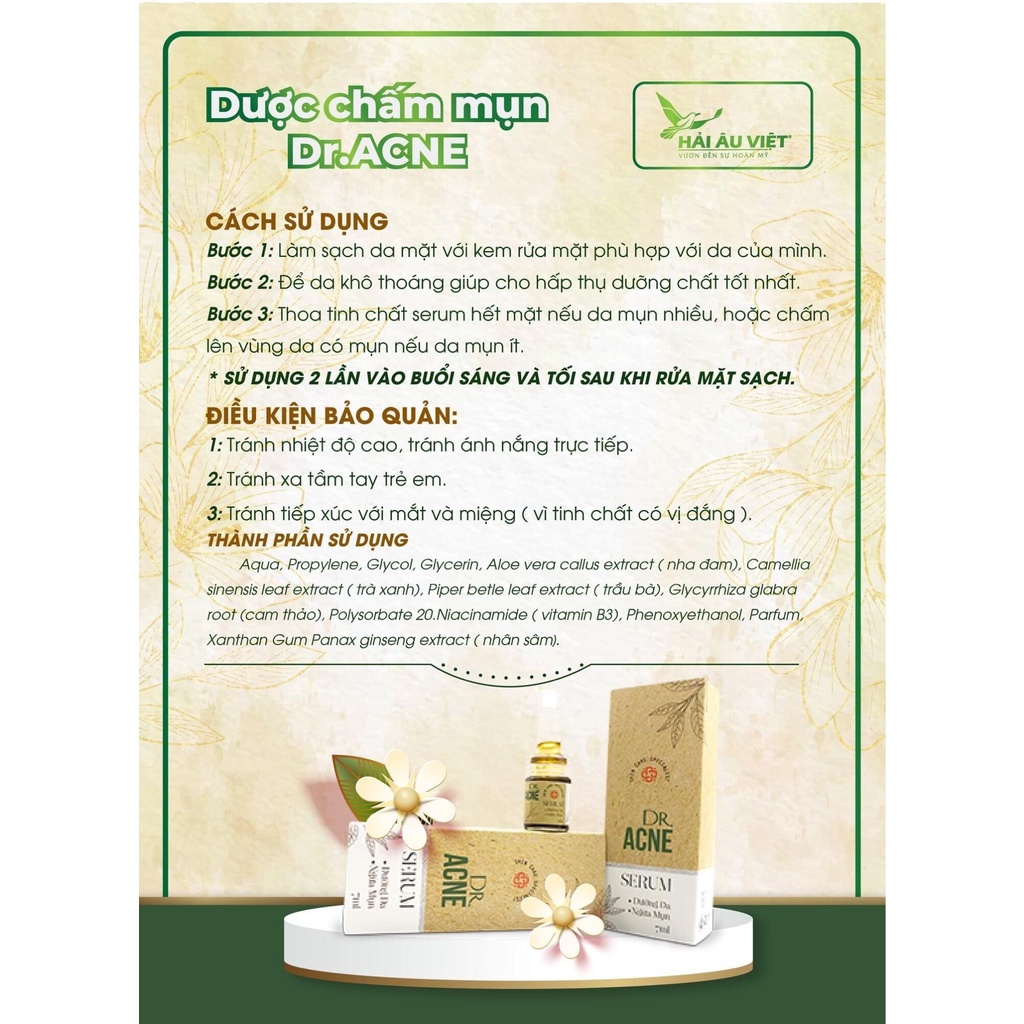 [Săn sale] Dược chấm mụn dr acne sạch mụn nhanh
