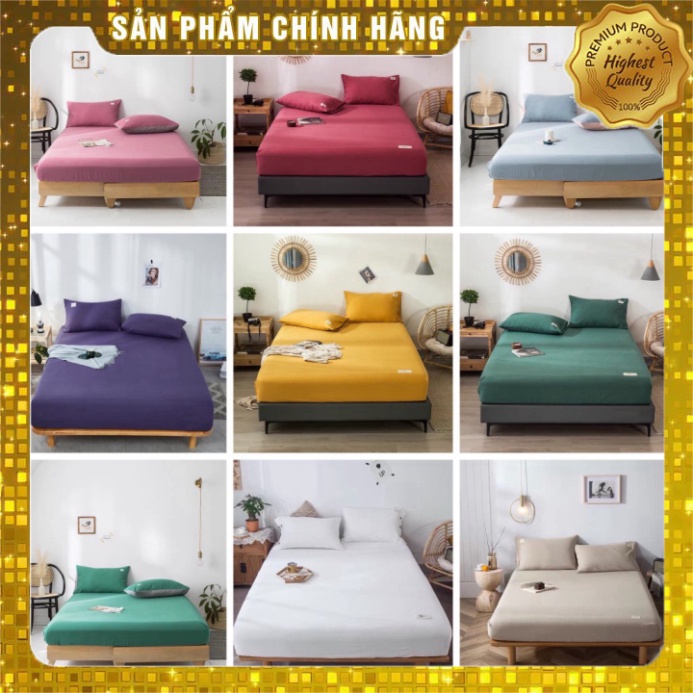 Bộ chăn cotton 3 món cotton tici phong cách vintage dành cho mọi loại nệm . Bo chun miễn phí mọi kích thước đệm | BigBuy360 - bigbuy360.vn