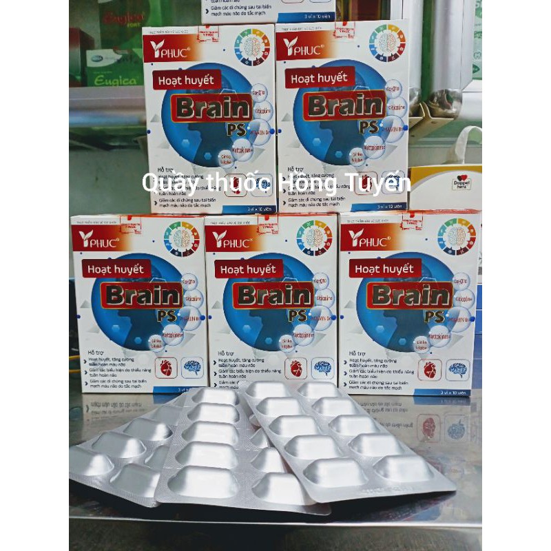 Hoạt huyết Brain. Hộp/ 30 viên Y Phúc
