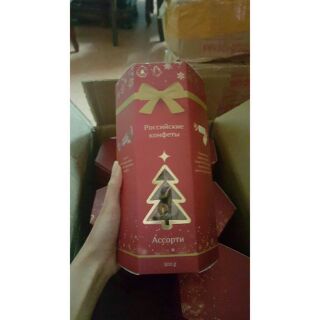 [SHOPEE trợ giá 10.1-1.2] Kẹo Nga mix 4 vị ngon nổi tiếng socola, dừa, sữa  500g