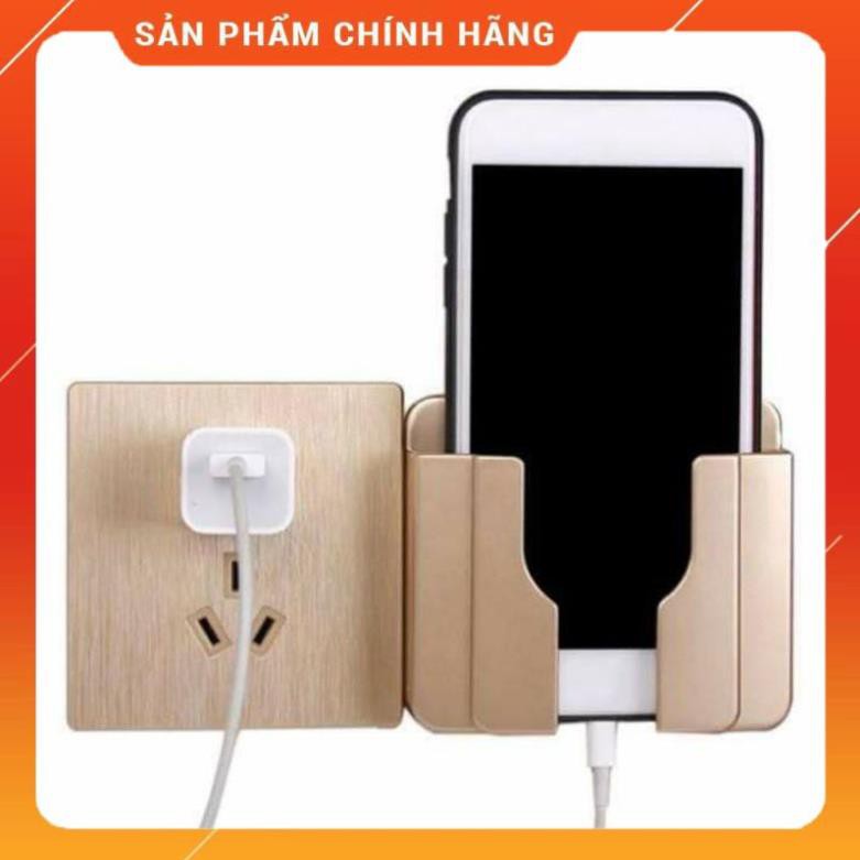 [ HÀNG SIÊU TỐT]  KỆ DÁN TƯỜNG ĐỂ ĐIỆN THOẠI KIÊM GIÁ ĐỠ SẠC | BigBuy360 - bigbuy360.vn