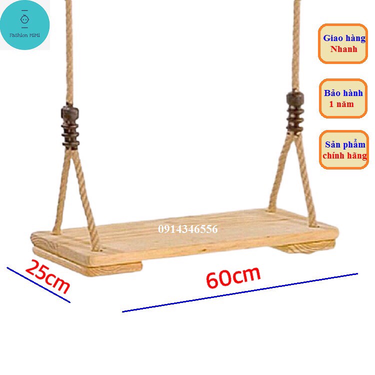 Xích Đu Sân Vườn Kích Thước 60x25
