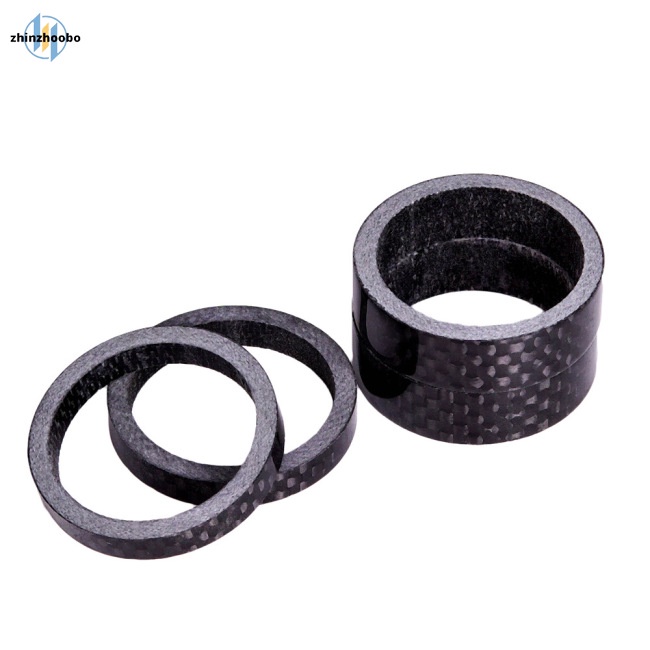 Vòng Đệm Cổ Bằng Sợi Carbon Siêu Nhẹ 5mm 10mm Chuyên Dụng Cho Xe Đạp Leo Núi ZHIN ZTTO