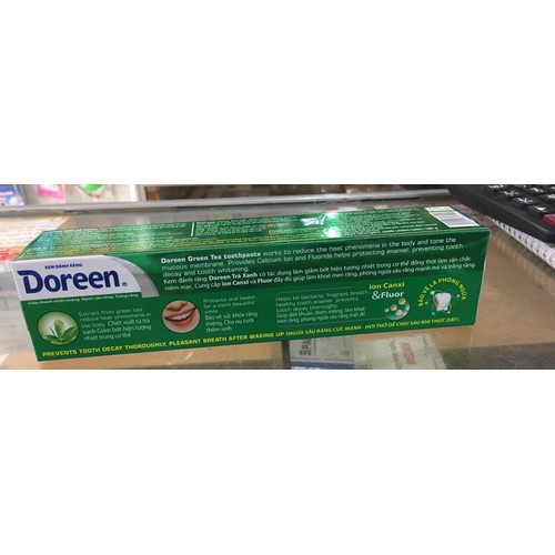 Kem đánh răng DOREEN Trà Xanh 180g