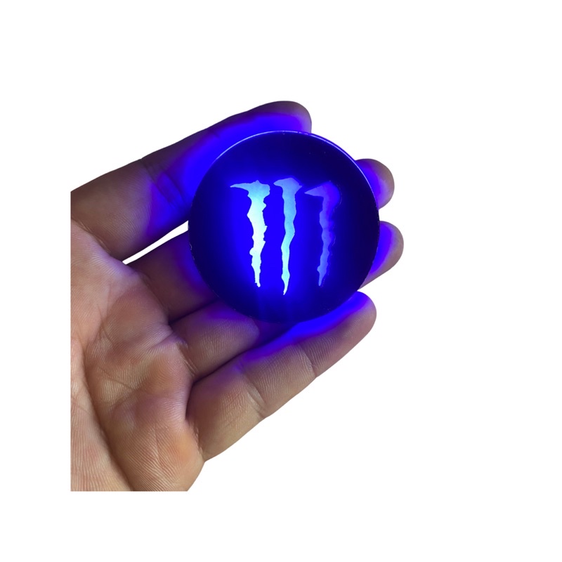 Đèn logo phát sáng mica CNC có led 5cm Honda - Yamaha - Bremboo - Rizoma - Monste