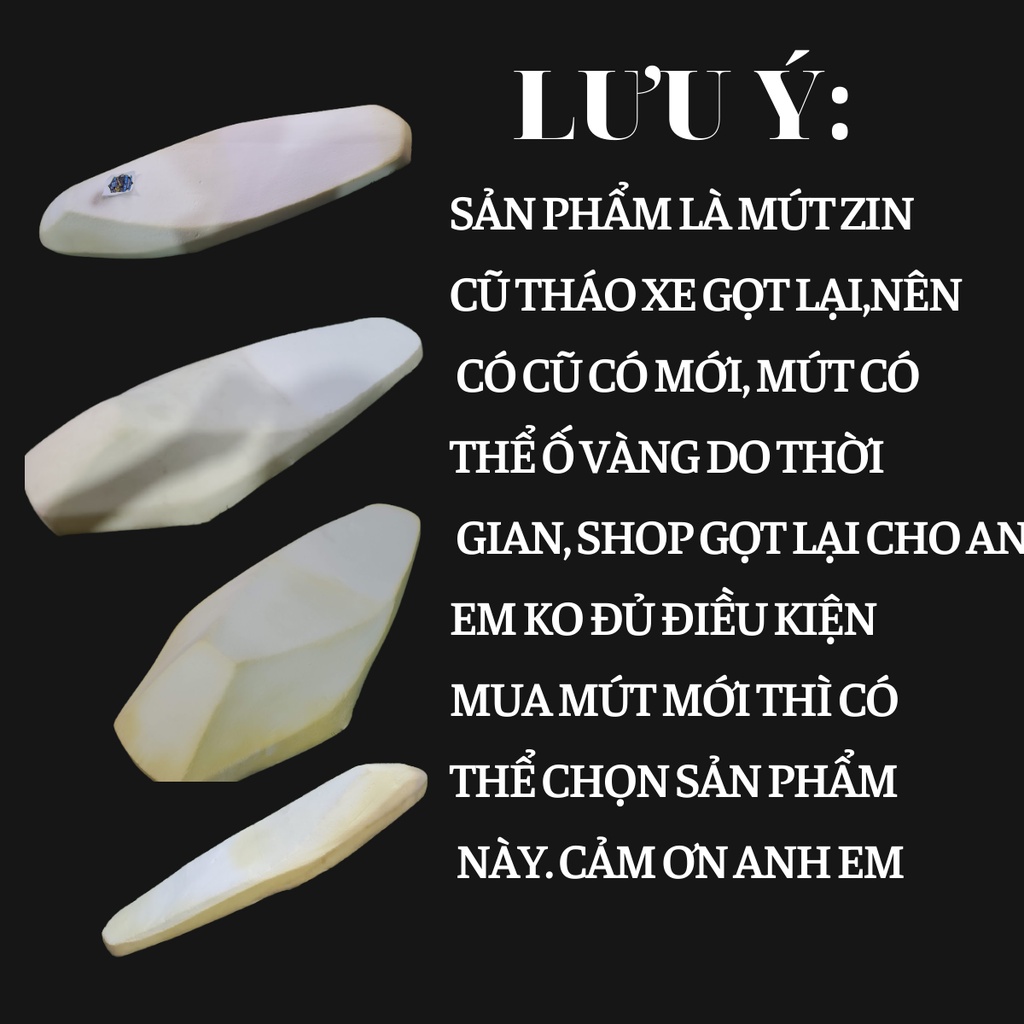 [MÚT CŨ GỌT GIÁ RẺ] mút gọt mỏng dáng thể thao dành cho các dòng xe