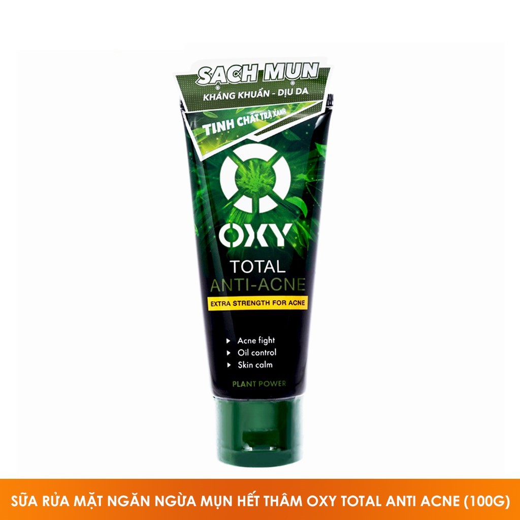 Sữa rửa mặt kiểm soát nhờn - Ngừa mụn Oxy Oil Control 100g