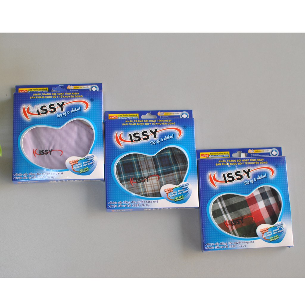 Khẩu trang sợi hoạt tính Kissy chống ô nhiễm