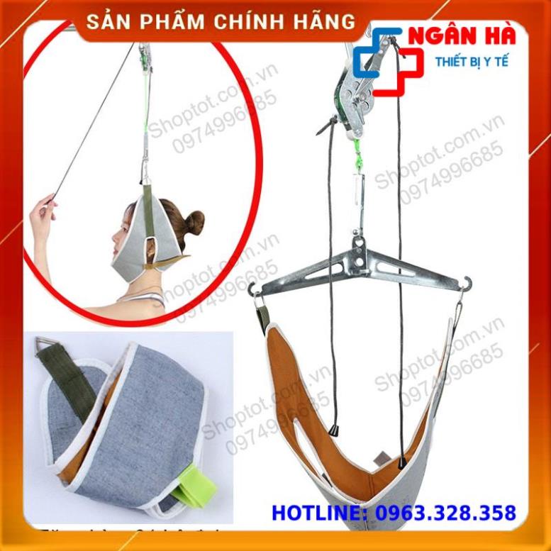 Dụng cụ điều trị thoái hóa đốt sống cổ, kéo giãn đốt sống cổ - [Hàng công ty]