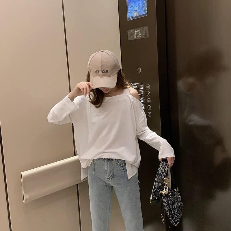 Áo Pull giấy trễ vai - Hàng xuất khẩu Việt Nam | BigBuy360 - bigbuy360.vn