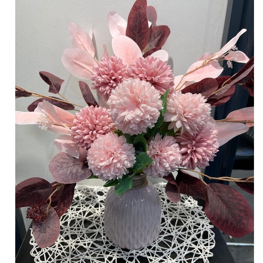 Bình Hoa Bồ Công Anh TRang Trí Nhà Phong Cách Hàn Quốc