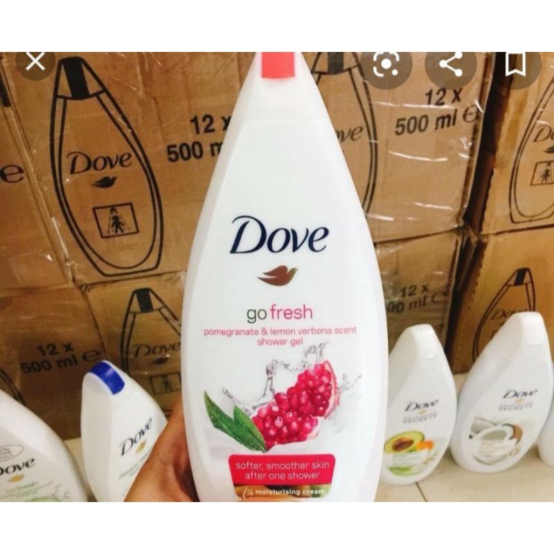 sữa tắm Dove Đức 500 ml hương lựu