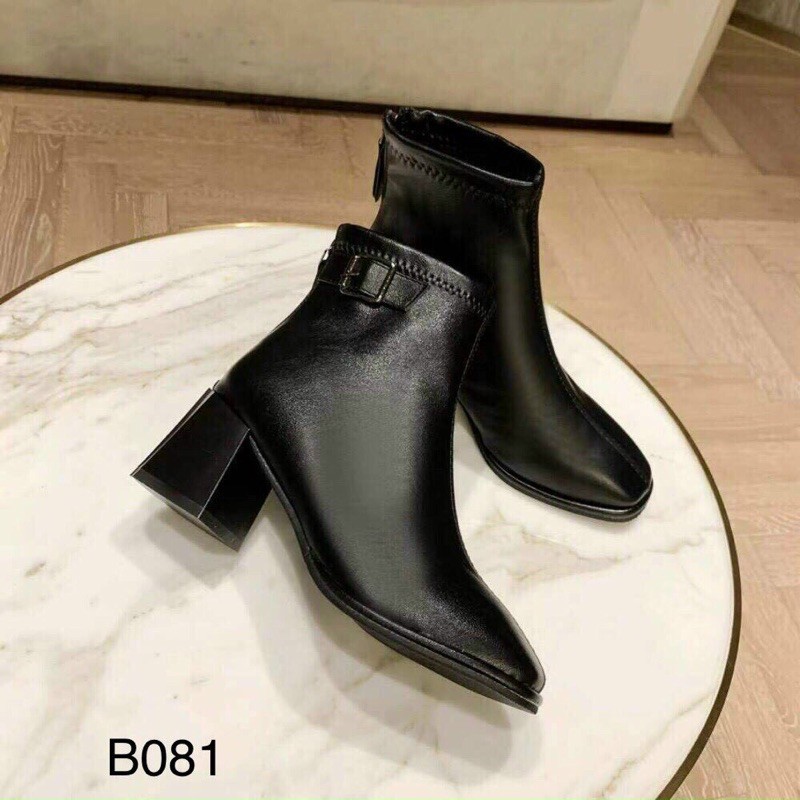 Boot cao gót đai cổ mã B081