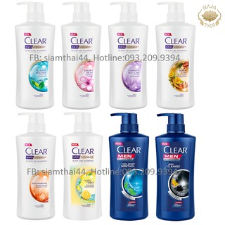 (Mẫu Mới 2019) Dầu Gội Clear & Clear Thái Lan 480ml