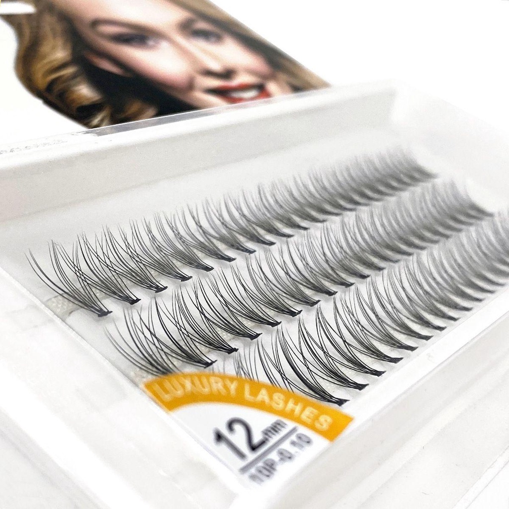 WATTLE Cụm Lông Mi Giả Mềm Mại Tự Nhiên DIY