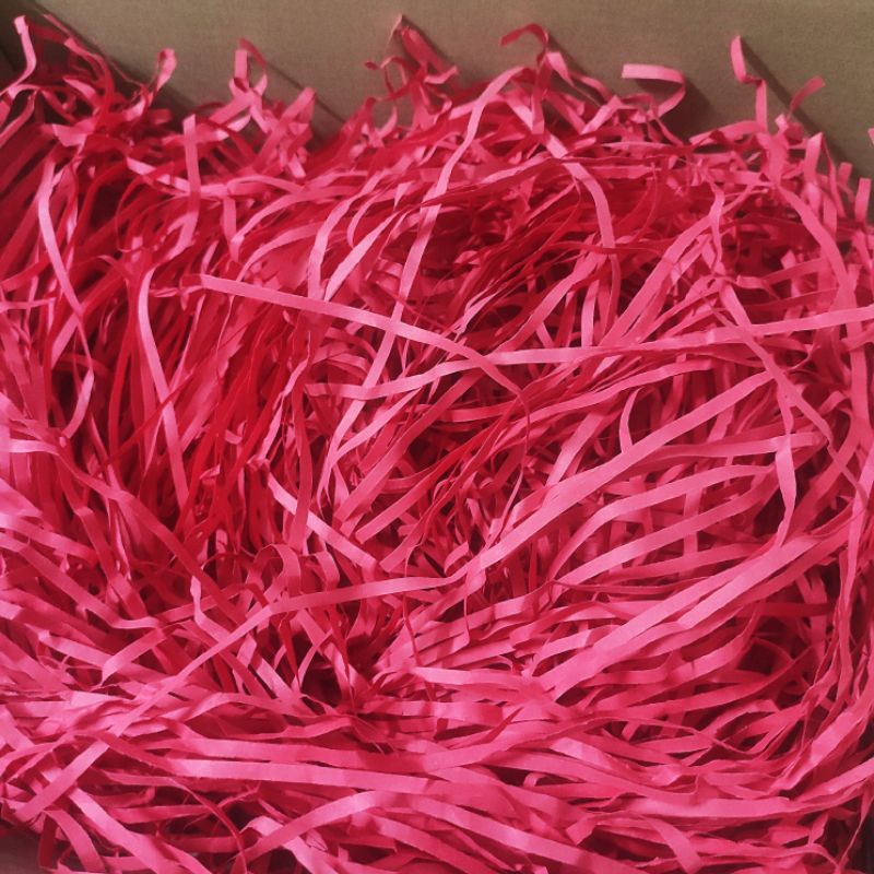 RƠM lót quà tặng đủ màu hồng, đỏ, vàng, đen, xanh túi 30g