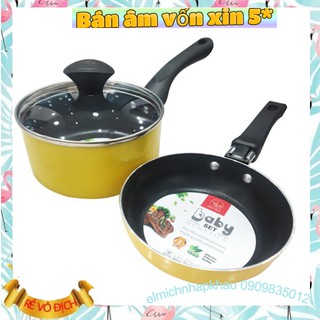 Bộ sp chống dính smartcook baby star 14cm