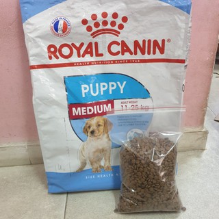 1 kg thức ăn cho cho con giống lớn Royal Canin Medium Puppy (túi chiết)