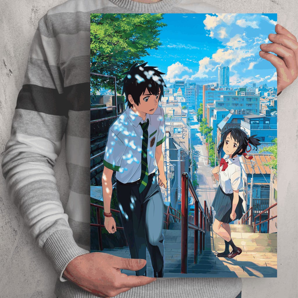 Poster Dán Tường Phim Hoạt Hình Your Name - Tên Cậu Là Gì - Kimi No Na wa