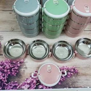 Camen giữ nhiệt 4 tầng lúa mạch ruột inox