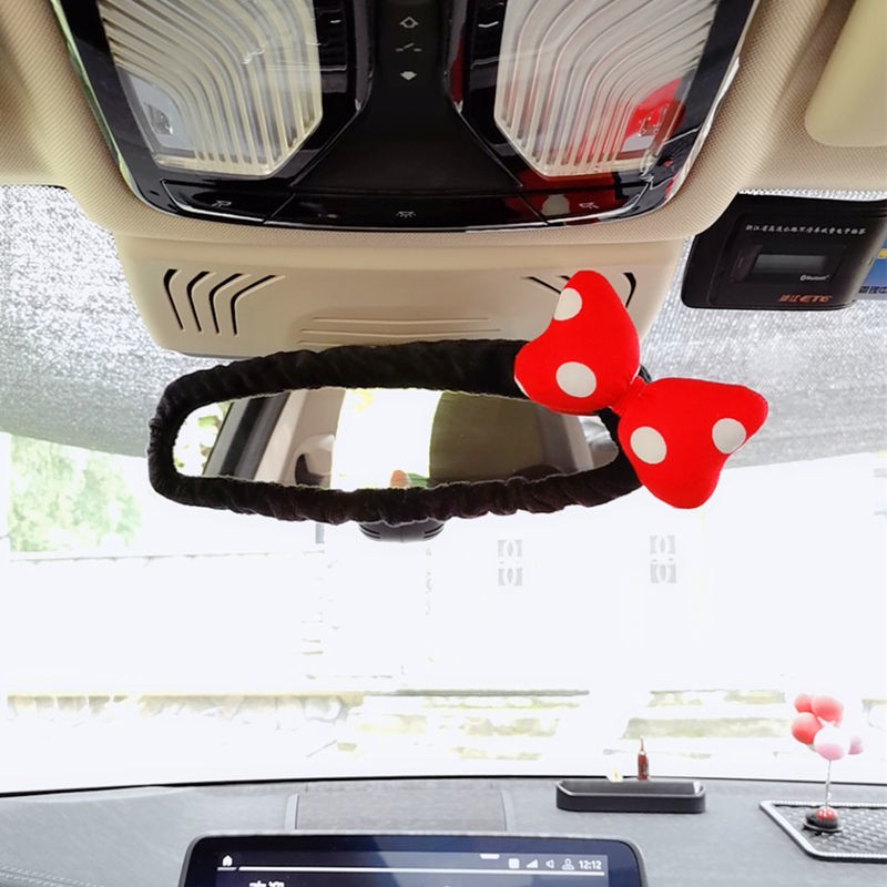 Ready Stock Bowknot Car Headrest Neck Pillow Cute Cartoon Car Pillow Pillow Creative Fashion Car Pillow Waist Pillow Female ZAnF