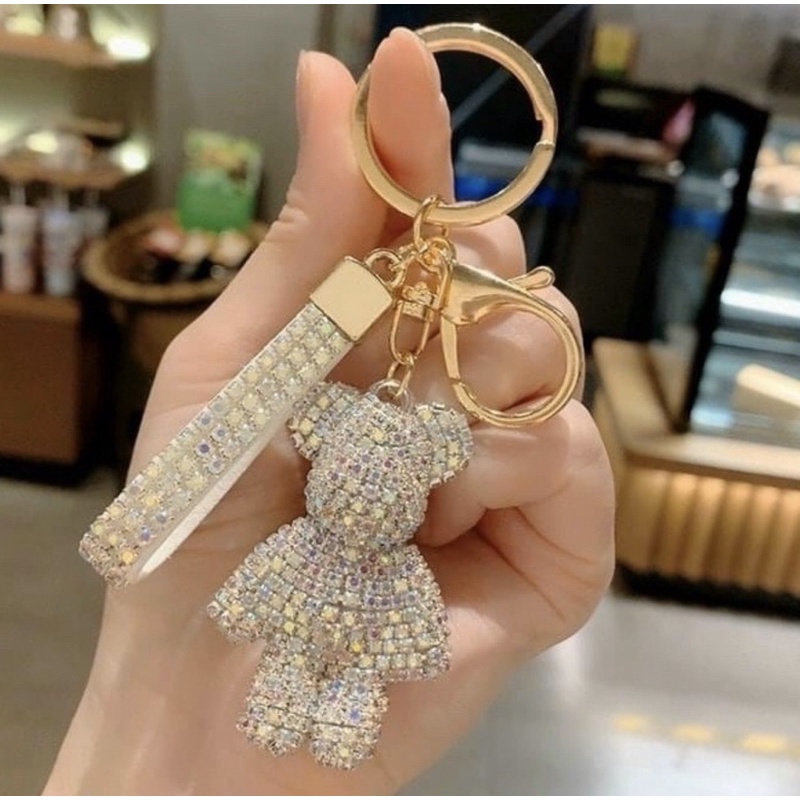 Phụ kiện Gấu Đá treo túi siêu xinh