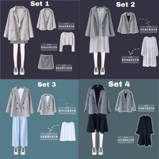 Order set đồ lịch sự tao nhã cho phái đẹp ulzzang 3936