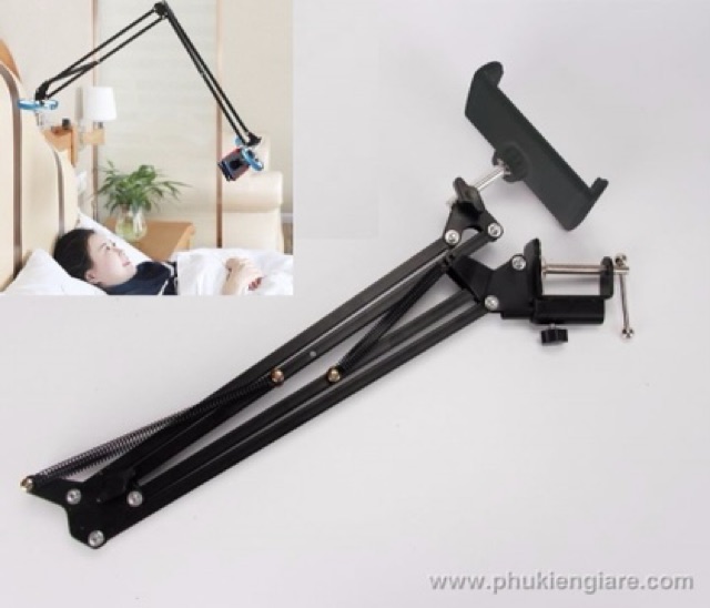 Giá Đỡ Điện Thoại, kẹp Ipad Xem Phim Kẹp Đầu Giường, Bàn Đa Năng
