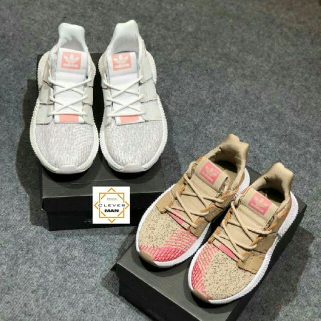 (CÓ SẴN  -Video cận cảnh) giày thể thao sneaker nam nữ PROPHERE white pink màu trắng hồng