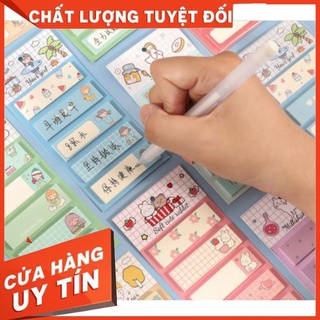 BH668 Giấy Note Trang Cute giấy ghi chú nhiều họa tiết planner, lên kế hoạch, checklist, trang trí sổ
