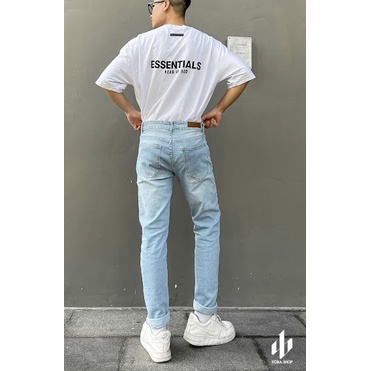 {Freeship + Voucher 20k} QUẦN JEANS DÀI NAM SLIMFIT MÀU XANH SÁNG TRƠN SIÊU XỊN ĐẸP (ẢNH THẬT 100% - BAO ĐỔI TRẢ)109