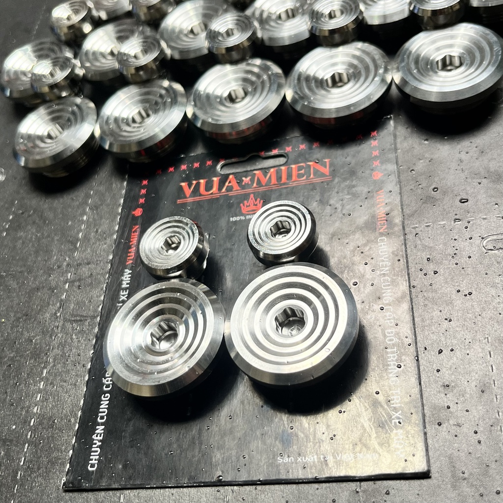 Ốc Walang mâm lửa inox 304 mẫu Thái cho các dòng xe