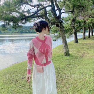 áo cardigan len hồng quả trám chuẩn auth Zara (5536/017/620)