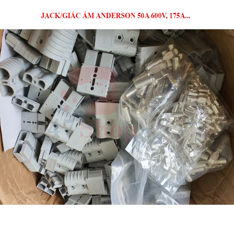 Giắc cắm Anderson 50A 175A sạc bình, UPS, Xe Điện, Xe nâng, Máy chà sàn
