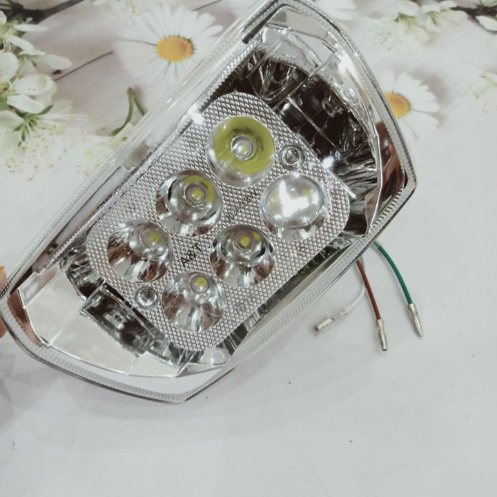 Pha đèn 6 bóng LED dành cho xe máy Honda-DREAM thách thức mọi ánh sáng - S368