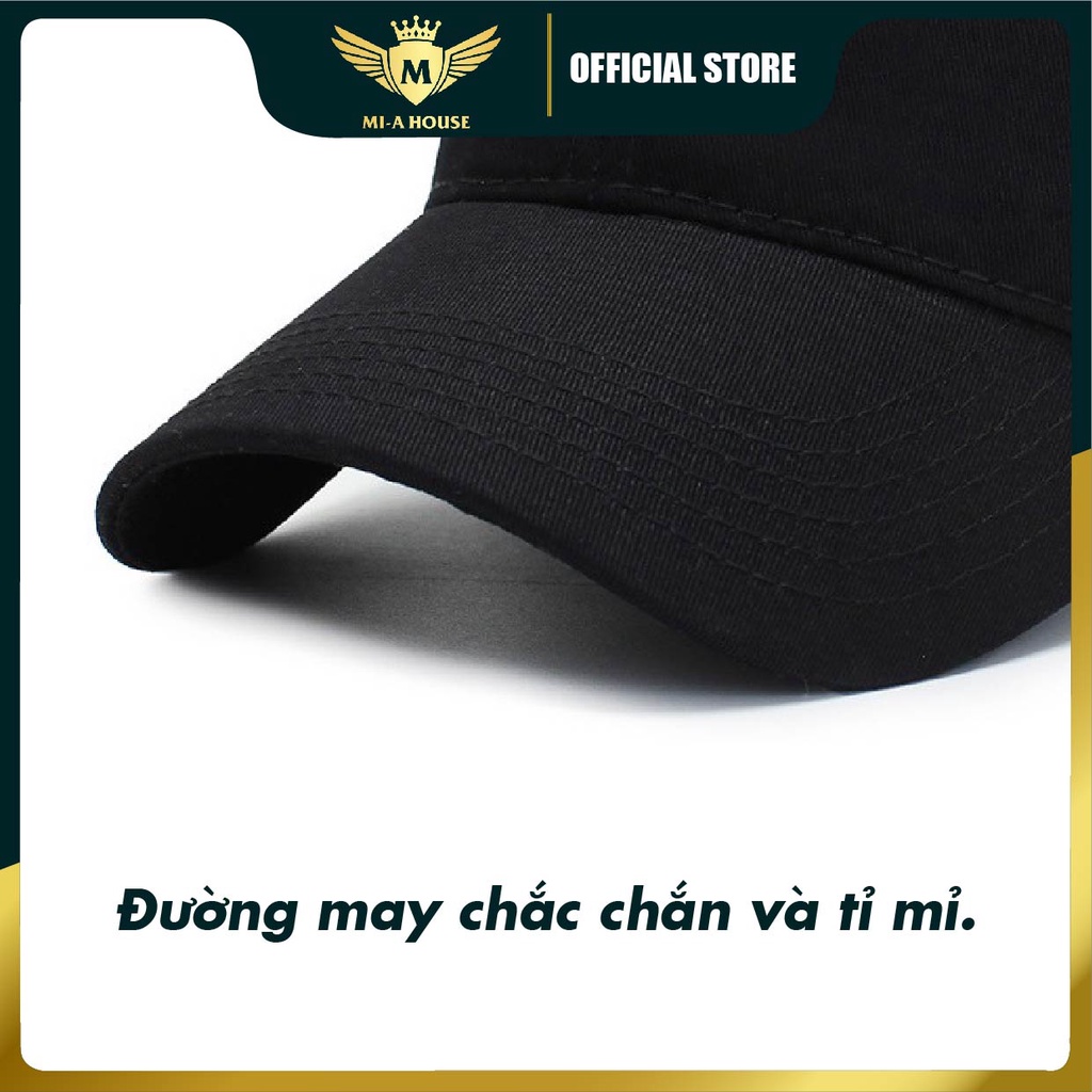 Mũ lưỡi trai 3 sọc cao cấp kèm video thật sản phẩm