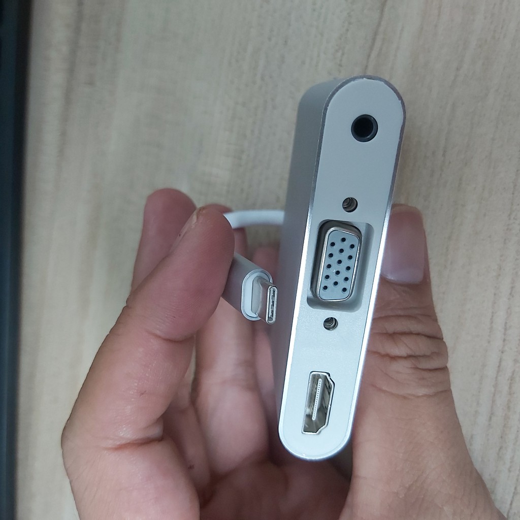 Cáp Chuyển tín hiệu USB Type-C Sang HDMI/ VGA không kèm âm thanh - 30843 - Hồ Phạm