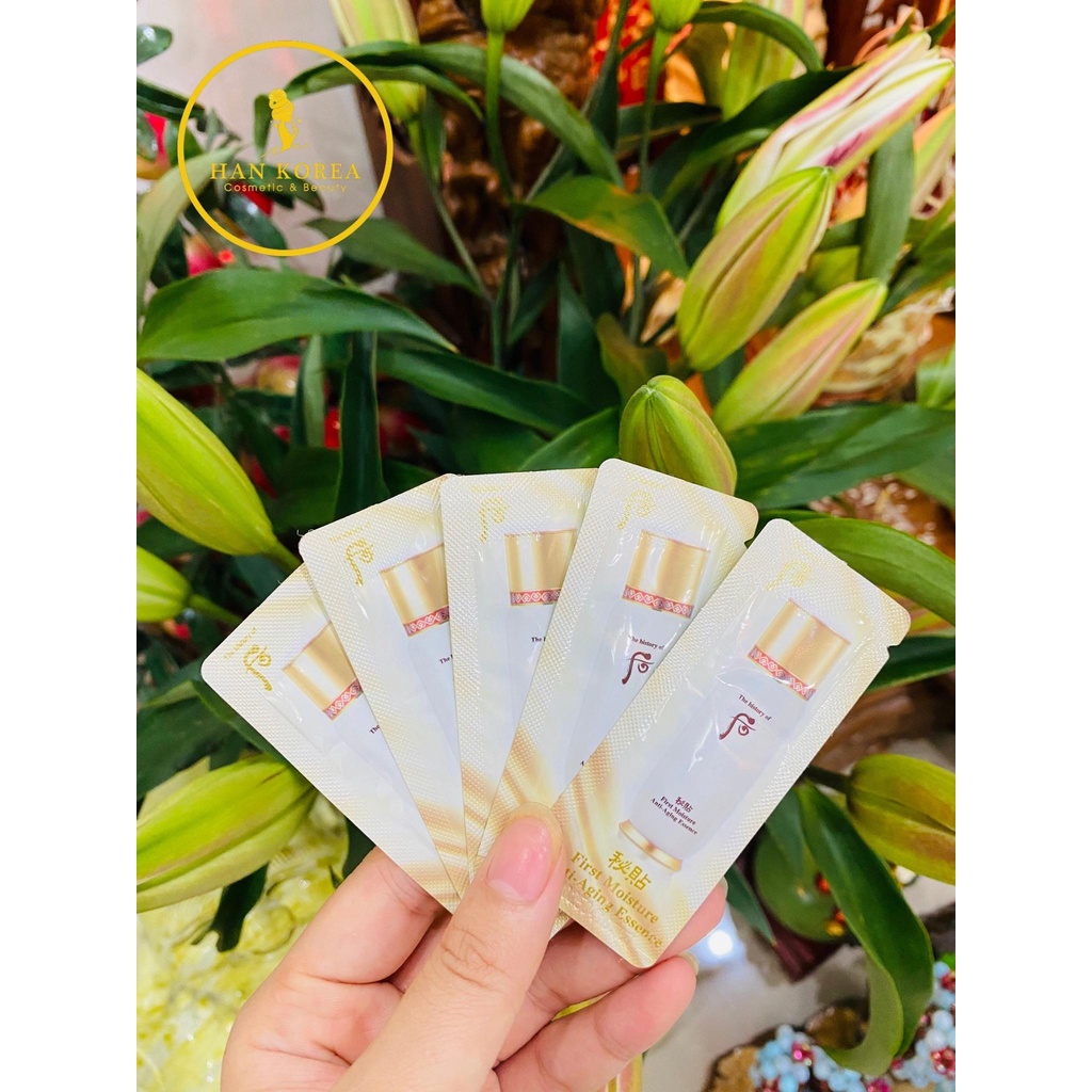 Combo 30 gói tinh chất tuần hoàn BICHUP FIRST CARE WHOO giảm mụn, căng bóng da 1ml