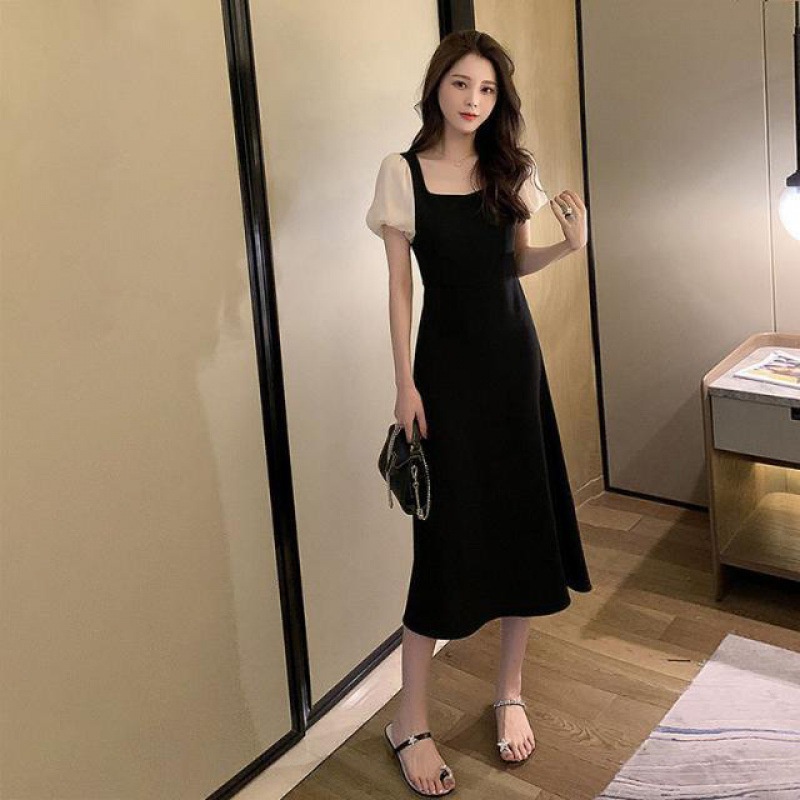 Đầm đen váy nữ đầm dự tiệc sang trọng đầm công sở đầm thiết kế đầm cổ vuông đầm dài qua gối đầm tay phồng đầm vintage đầm suông bigsize váy đi chơi đầm khoét eo váy dài váy công chúa váy sang chảnh váy sinh nhật váy cá tính
