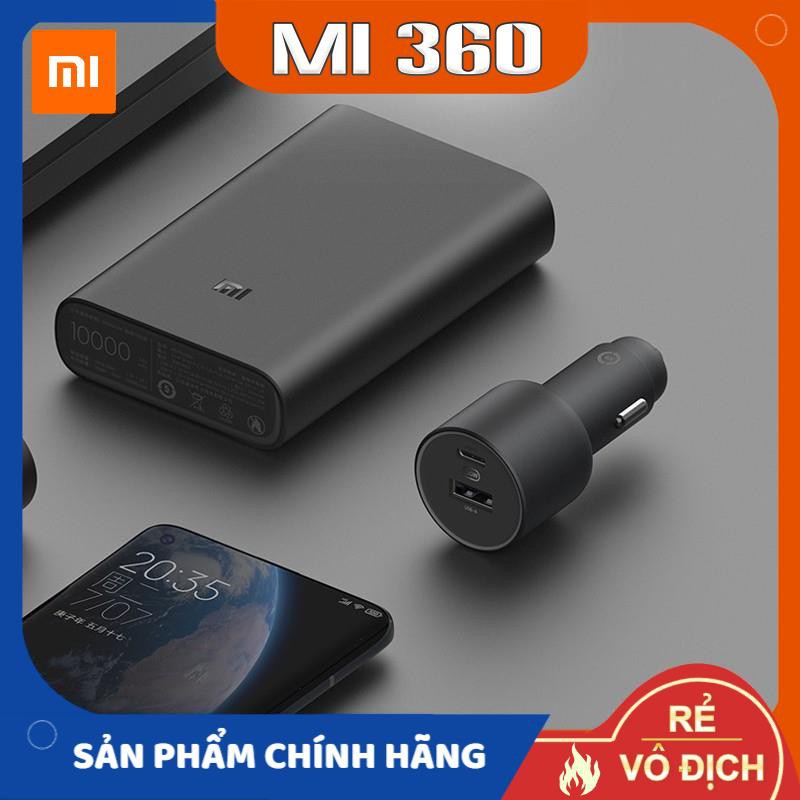 Cốc Sạc Ô Tô Xiaomi 1A1C 100W✅ 2 Cổng Sạc Ra, Đèn Led Báo Thông Minh✅ Hàng Chính Hãng