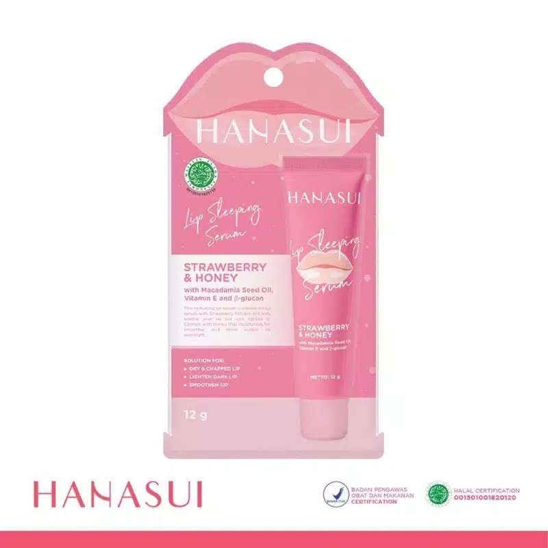 (hàng Mới Về) Serum Dưỡng Môi Hanasui Chiết Xuất Từ Dâu Và Mật Ong 12g Bpom | BigBuy360 - bigbuy360.vn