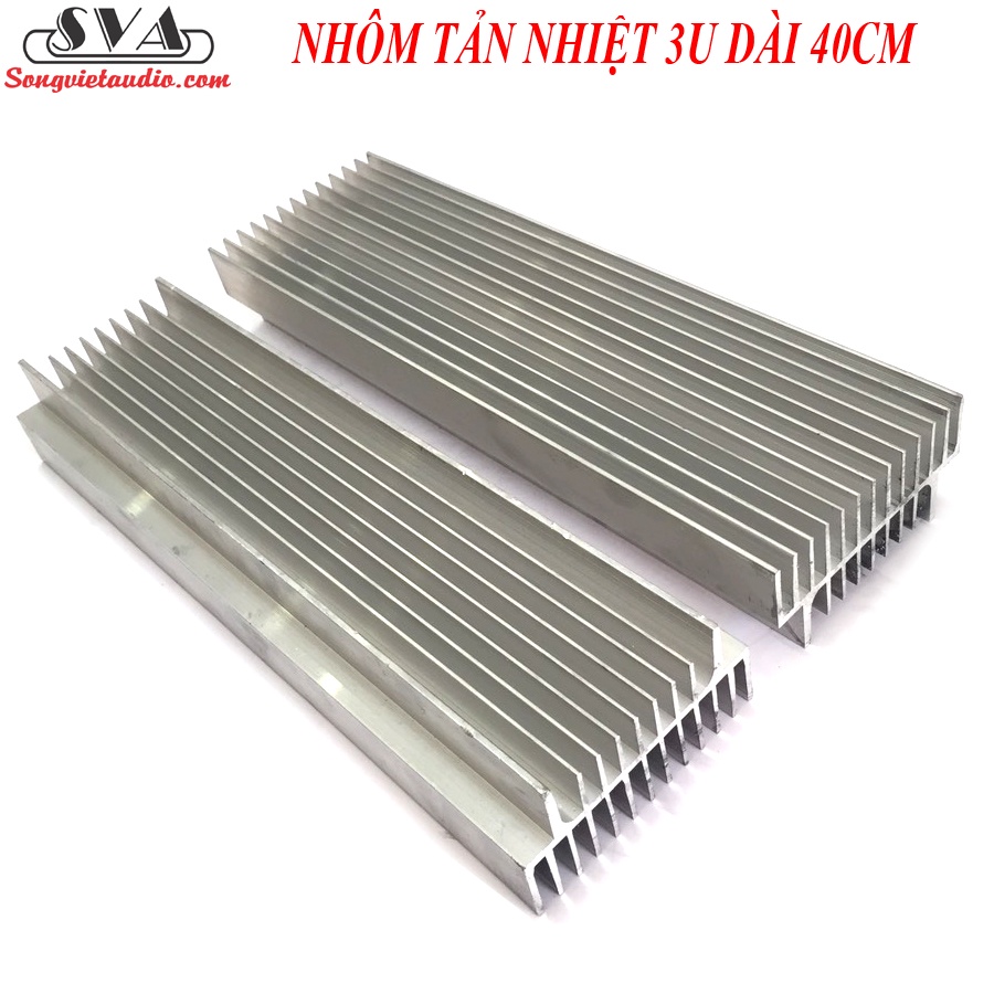 NHÔM TẢN NHIỆT 2 TẦNG SIZE 3U DÀI 40 CM