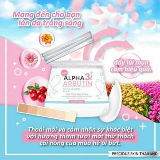 Tẩy tế bào chết cho mặt và body Alpha Arbutin Thái Lan