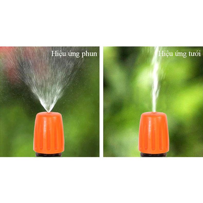 [SALE] [GIÁ TỐT] Béc phun sương màu cam và ren 21mm ( nhựa cao cấp) đầu phun không bị tắc, điều chỉnh được lượng nước (1