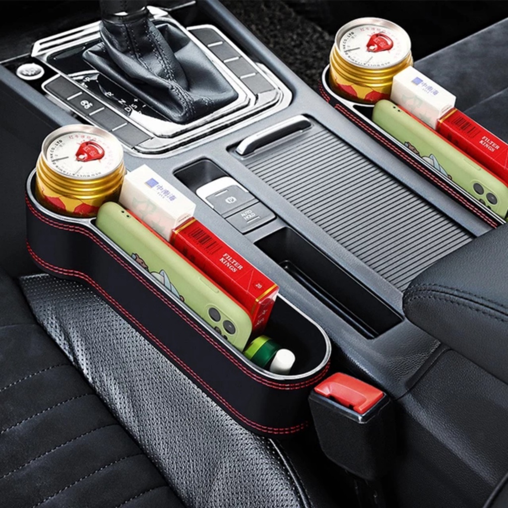 Khay Đựng Đồ Đa Năng Cắm Khe Ghế Ô Tô, Hộc Để Đồ Cao Cấp Trên Xe Hơi