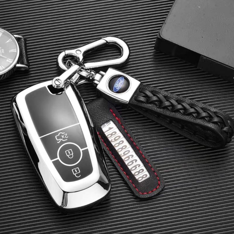 Ốp chìa khoá Ford EVEREST RANGER ECOSPORT đời 2018-2022 chìa thông minh smartkey