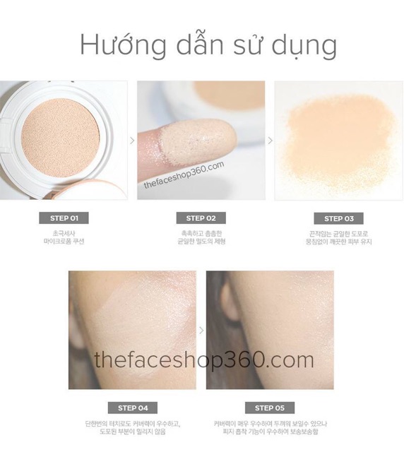 PHẤN NƯỚC MIRACLE FINISH OIL CONTROL WATER CUSHION SPF50