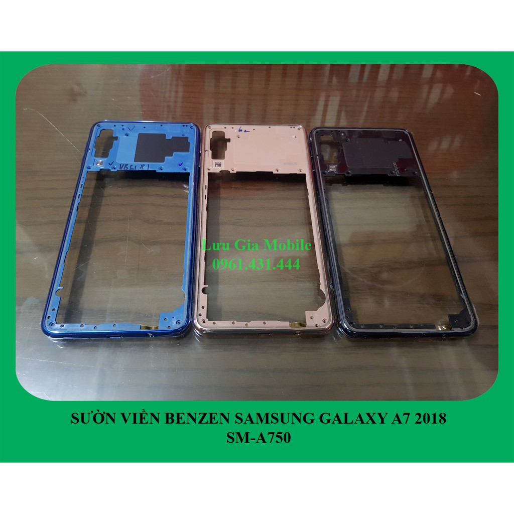 Vỏ khung sườn viền benzen Samsung A7 2018 A750 chính hãng