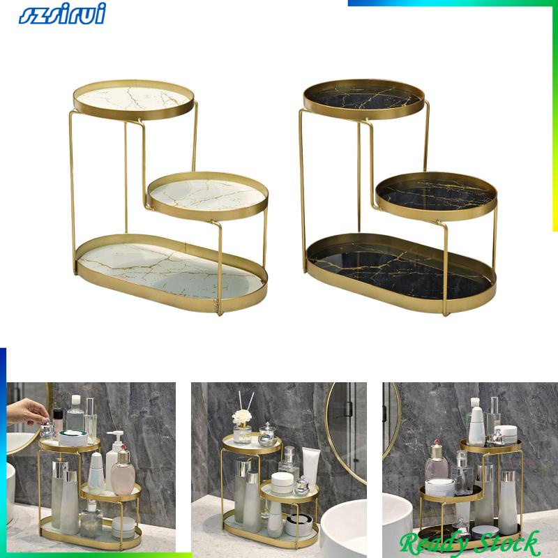 Khay Đựng Đồ Trang Điểm / Nước Hoa Đa Năng Tiện Dụng Cho Nhà Tắm